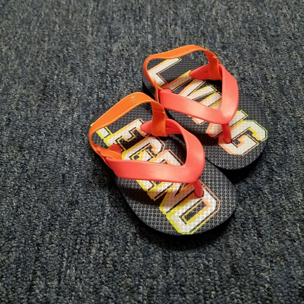 Baby boy flip flops